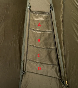 Органайзер в намет Mivardi Shelter Base Camp &mdash; Wall Organizer Set M-SHEBCWOSET фото