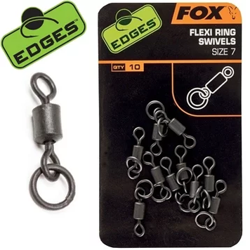 Вертлюг із кільцем Fox Edges Flexi Ring Swivel Size 10 CAC529 фото