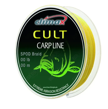 Шнур сподовий Climax CULT Spod Braid 0.16 Жовтий 21046 фото
