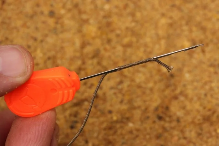 Голка Korda Splicing needle 7cm orange handle KSPN фото