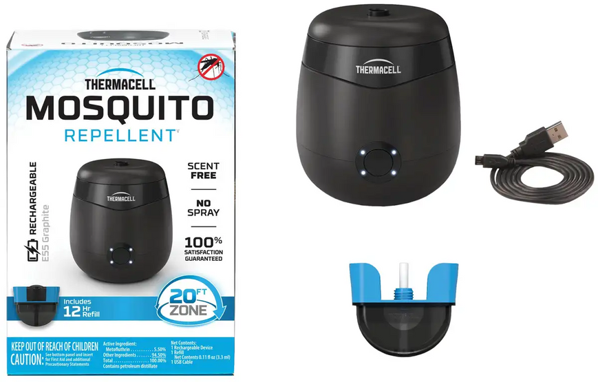 Thermacell E55 Rechargeable Mosquito Repeller к:charcoal 12000586 фото