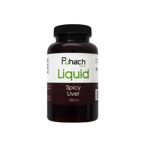 PUHACH BAITS LIQUID 250 ML - SPICY LIVER (ПЕЧЕНЬ СО СПЕЦИЯМИ) PUL25LS фото