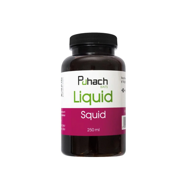 PUHACH BAITS LIQUID 250 ML - SQUID (КАЛЬМАР) PUL25S фото