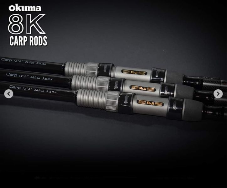 Удилище Okuma 8K Carp 13ft 3.5lb 2sec 8K-CA-1302H фото