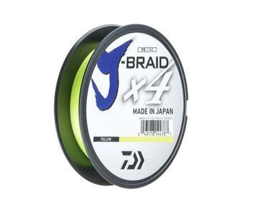 Daiwa J-Braid x4 Yellow 270м 0.13мм 12740-113 фото