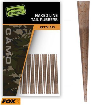 Хвостовики для монтажа на леске Fox Edges Camo Naked Line Tail Rubbers CAC998 фото