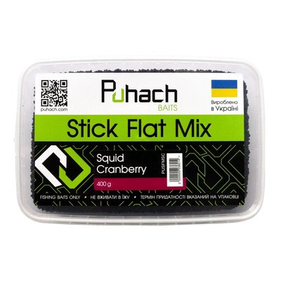 Puhach Baits Stick Flat Mix – Squid Cranberry (Кальмар клюква) PUSFMSC фото