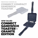 Тостер зі столовим набором Ridge Monkey Connect Sandwich Toaster Granite Edition RM776 фото 4
