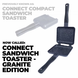 Тостер cо столовым набором Ridge Monkey Connect Sandwich Toaster Granite Edition RM776 фото 4
