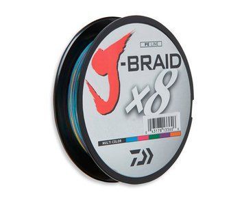 Daiwa J-Braid x8 Multicolor 300м 0.24мм 12755-124 фото