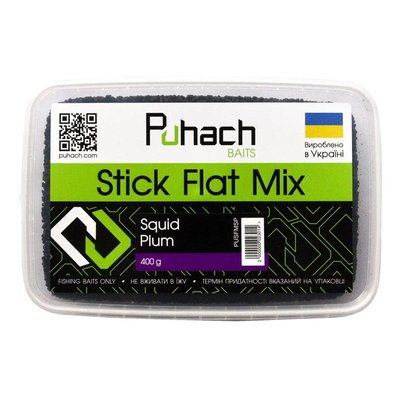 Puhach Baits Stick Flat Mix – Squid Plum (Кальмар слива) PUSFMSP фото