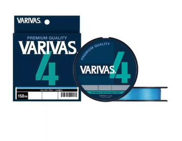 Varivas PE Line X4 Water Blue 150m 9.51kg 0.185mm #1.2 VA 13604 фото