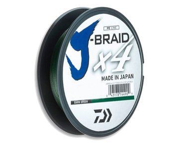 Daiwa J-Braid x4 Dark Green 270м 0.15мм 12741-115 фото