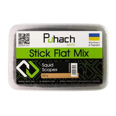 Puhach Baits Stick Flat Mix – Squid Scopex (Кальмар печиво) PUSFMSQS фото
