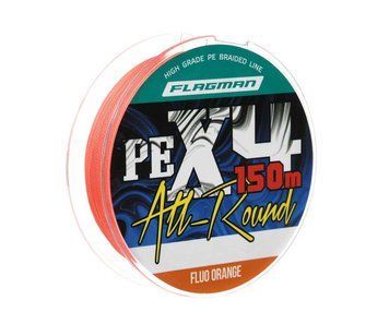 Flagman All-Round PE X-4 150м 0.23мм Fluo Orange X4AO-023 фото