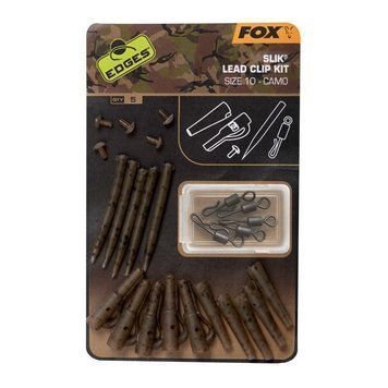 Набір кліпс Slik для грузила Fox Edges Camo Slik Lead Clip Kit Size 10 Camo Size 10 5 шт. CAC779 фото