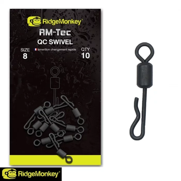 Вертлюг швидкознімний Ridge Monkey Quick Change Swivel RMT090 фото