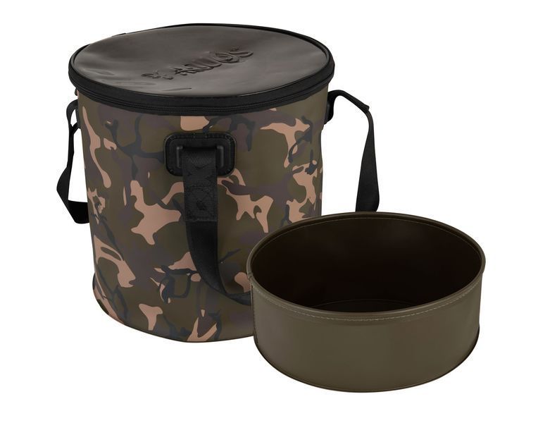 Відро складане з кришкою Fox Aquos Camo Bucket and Insert - 17 L CEV010 фото