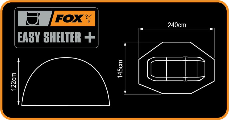 Полузонт Fox Easy Shelter Plus CUM287 фото