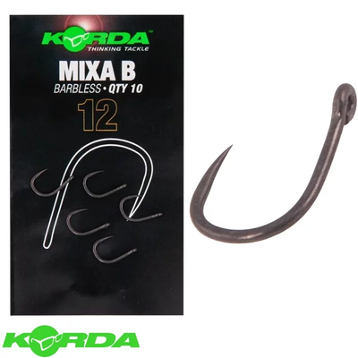 Крючки безбородые Korda Mixa Hook Barbless KMHB10 фото