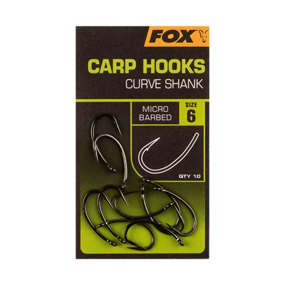 Гачки Fox Carp Hooks Curve Shank 2 CHK231 фото