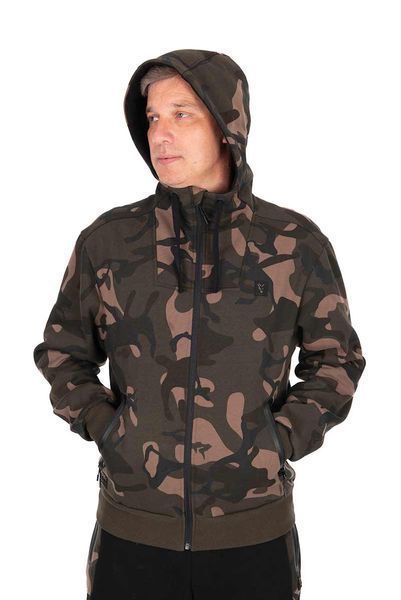 Толстовка Fox Camo Full Zip Premium 310 Hoodie CFX426 фото