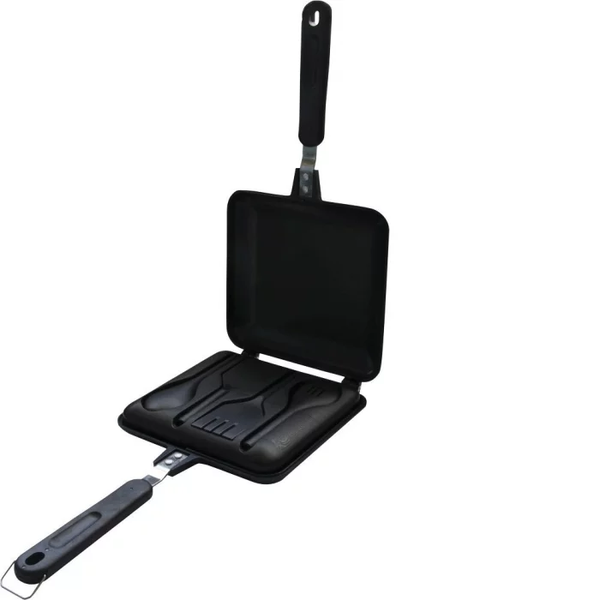 Тостер зі столовим набором Ridge Monkey Deep Fill Sandwich Toaster Black Edition XL RDGM055 фото