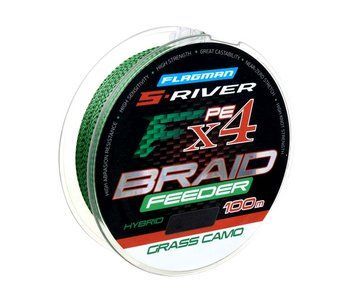 Flagman S-River Feeder Braid X4 100м 0.18мм SRFB018 фото