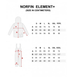 Зимовий костюм Norfin Element+ S 4320-01-S фото 6