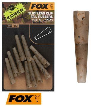 Хвостовики для кліпси Slik Fox Edges Camo Slik lead clip tail rubber CAC810 фото