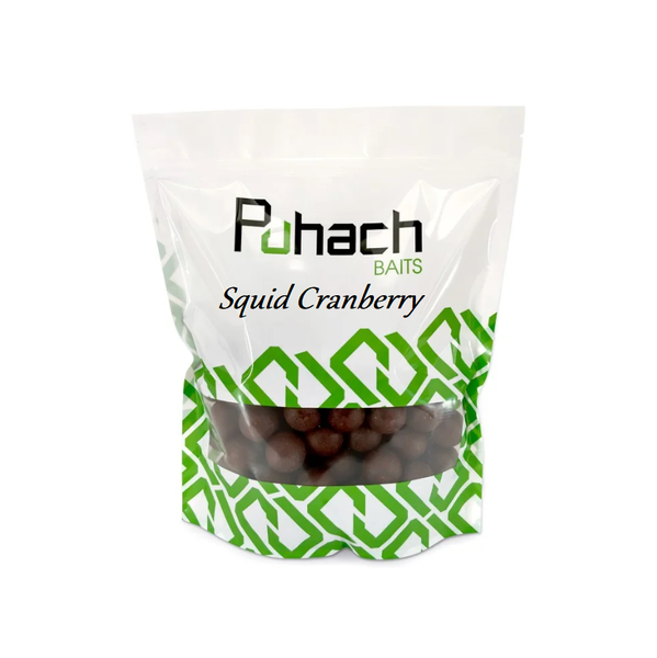 Puhach Baits Premium Line Shelf Life Boilies 24 mm 1 kg - Squid Сranberry (Кальмар/Журавлина) PUBOILS007 фото