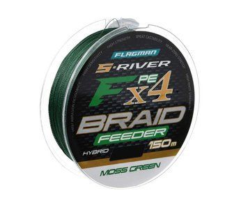Flagman S-River PE Braid Hybrid F4 Feeder 150м Moss Green 0.10мм SRBH150-010 фото