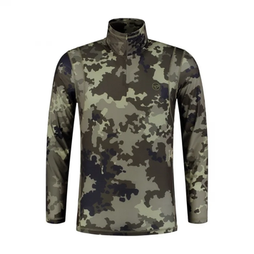 Korda Kool Quick Dry Long Sleeve Zip Neck Kamo S KCL364 фото