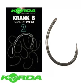 Крючки безбородые Korda Krank Hook Barbless KKRB2 фото