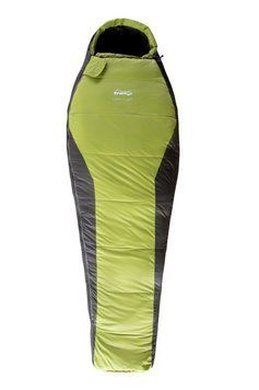 Спальный мешок Tramp Fjord Regular кокон, левая молния, зеленый/серый, 200&times;80/50 см UTRS-094R-L фото