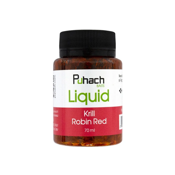 PUHACH BAITS LIQUID 70 ML &ndash; KRILL ROBIN RED PUL70KRR фото