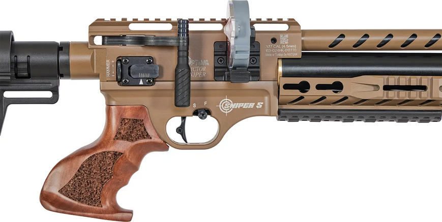 Гвинтівка пневматична Optima Factor Sniper S PCP 4,5 мм FDE 2370.45.30 фото