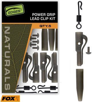 Набор клипс Power Grip для грузила Fox Edges Naturals Power Grip Lead Clip Kit CAC985 фото