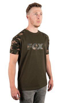 FOX CAMO/KHAKI CHEST PRINT T-SHIRT CFX013 фото