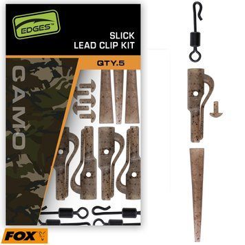 Набір кліпс Slik для грузила Fox Edges Camo Slik Lead Clip Kit CAC988 фото