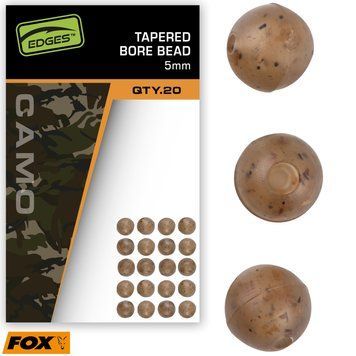 Конусная бусина Fox Edges Camo Tapered Bore Bead 5mm CAC976 фото
