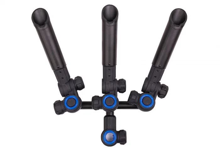 Модуль для встановлення вудилищ фідерів Matrix 3D R Multi Angle Rod Holder 3 rods GBA034 фото