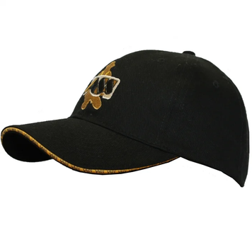 Кепка Vass Brushed Cotton Caps Black One size VH419-9/08 фото