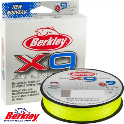 Berkley X9 Fluo Green 0.25mm 27.0Kg 1486852 фото