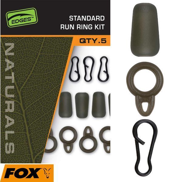 Набір кілець для ковзного монтажу Fox Edges Naturals Standard Run Ring Kit x 8 CAC838 фото