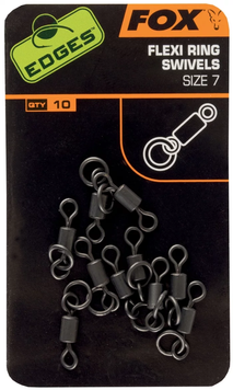 Вертлюг з кільцем Fox Edges Flexi Ring Swivel Size 7 CAC528 фото